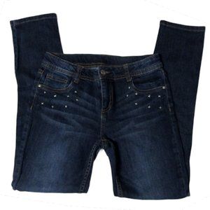 Total Girl, Girls jeans size 14 Reg. with stud accents straight leg